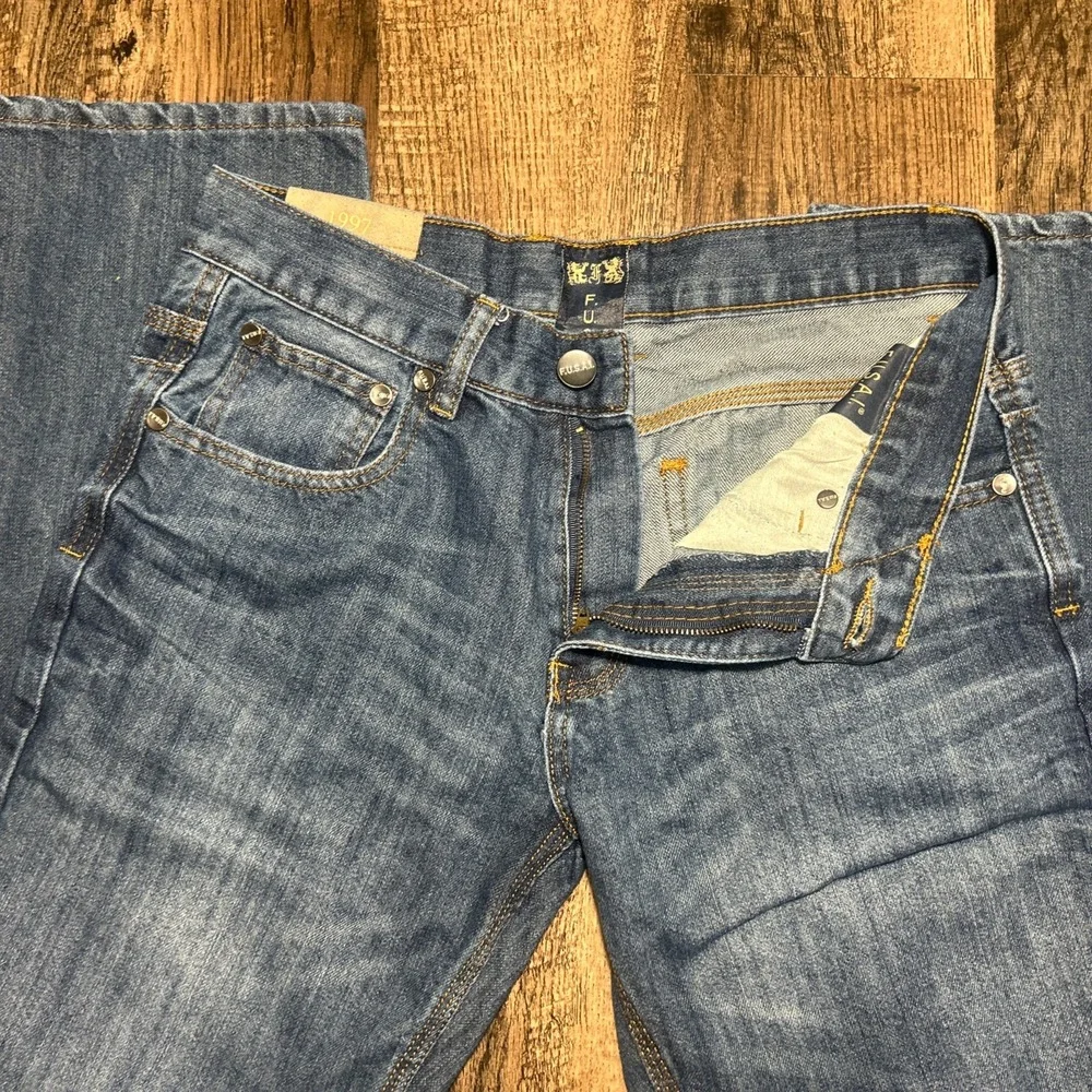 FUSAI YTK Straight Leg Jeans Mens Sz 32/32 Medium Wash Denim 1997‎